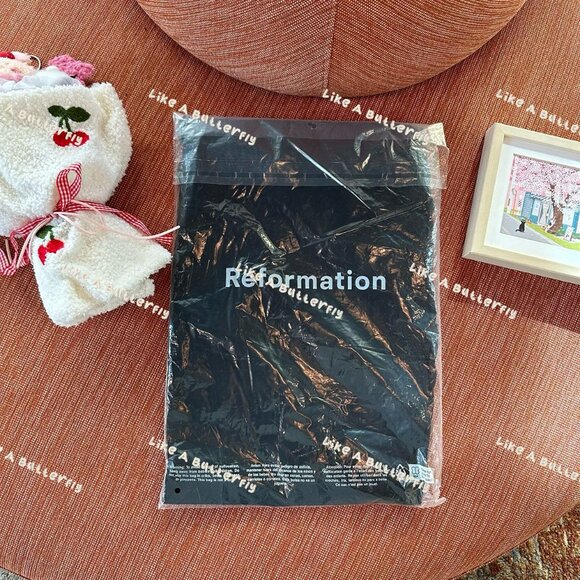 Sale🦋Reformation Butterfly Dress - Black - Picture 7 of 13